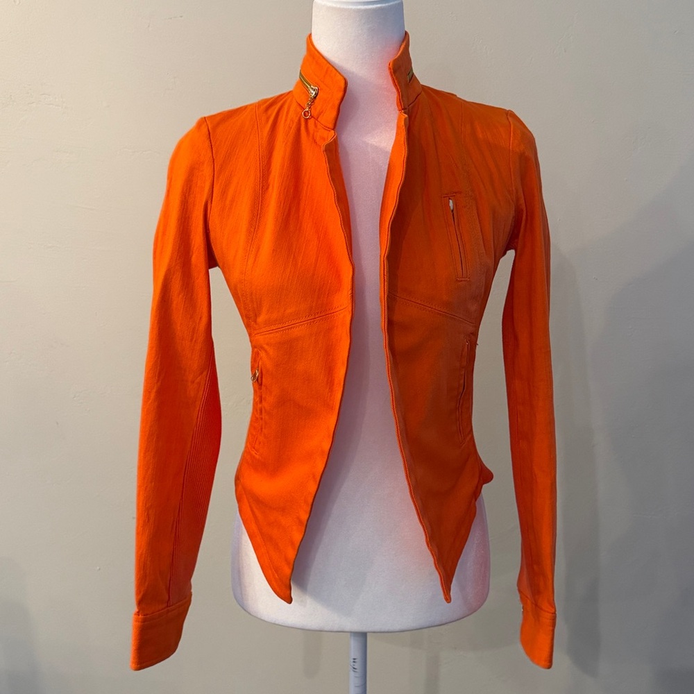Etcetera Women's Bright Orange Size 0 Jacket